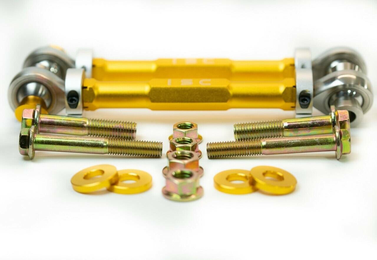 ISC Suspension Rear Adjustable Toe Arms - 2008-2014 Subaru WRX STI