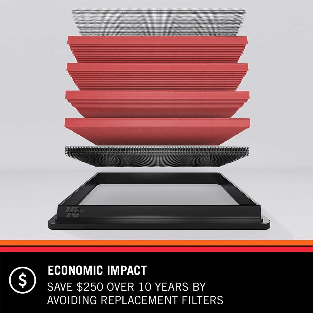 K&N Replacement Air Filters | Multiple Fitments (33-2278)