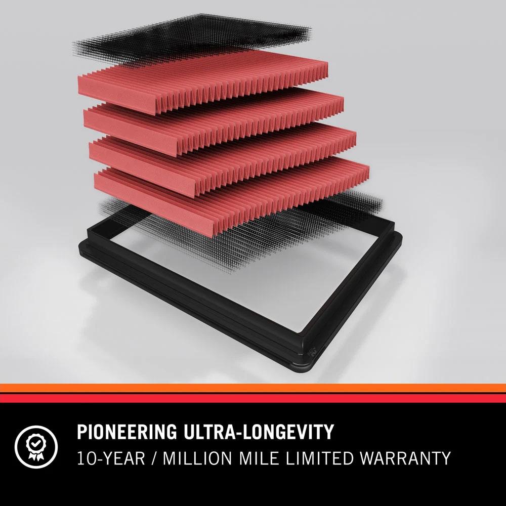 Replacement Air Filter by K&N (33-2384)