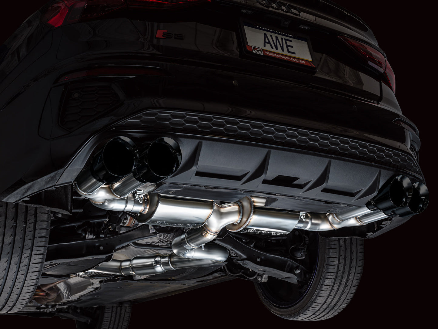AWE Tuning Touring Edition Exhaust | 2022+ Audi S3