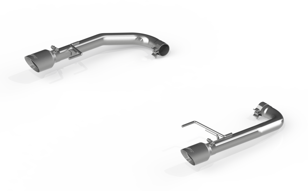 MBRP 2.5-Inch Race Dual Exit Axle-Back Exhaust w/ Stainless Steel Tips | 2015 - 2017 Ford Mustang GT (S7276304)
