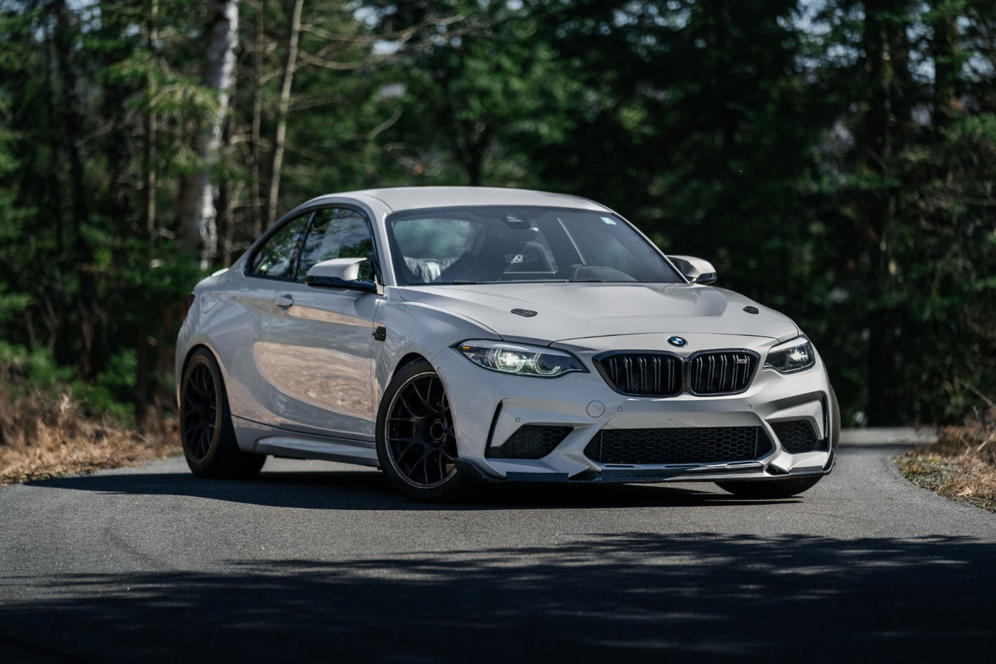 MBRP Stainless Steel 3" Resonator-Back - Quad Outlet w/ Carbon Fiber Tips | 2019-2021 BMW M2 (S45023CF)