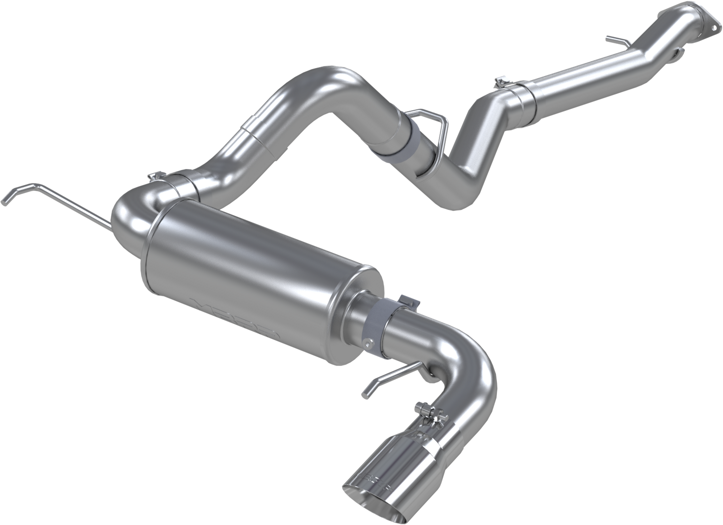 MBRP 3-Inch Armor Lite Street Profile Single Rear Exit Cat-Back Exhaust with Stainless Steel Tip | 2021 - 2022 Ford Bronco (S5235AL)