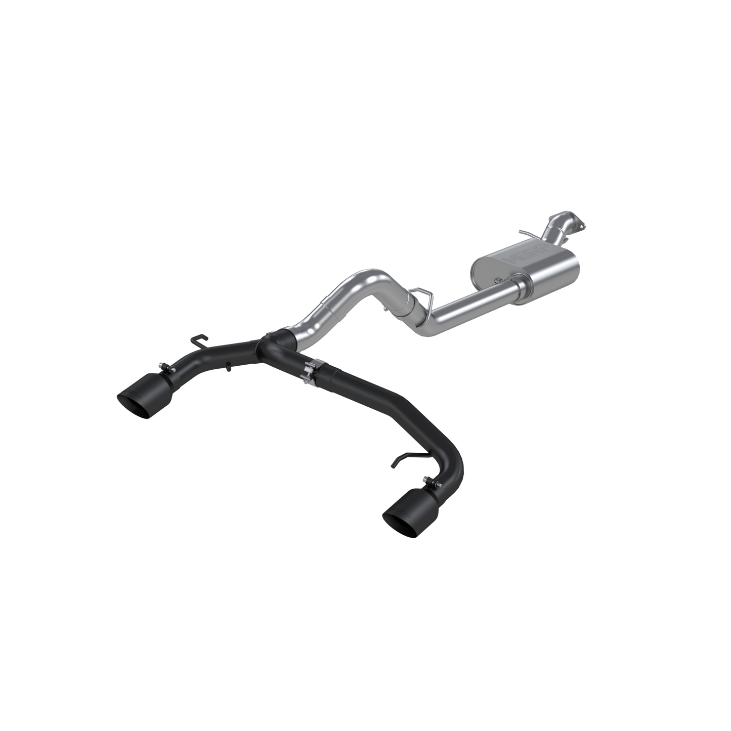 MBRP 3-Inch Armor BLK Tour Profile Dual Rear Exit Cat-Back Exhaust | 2021 - 2022 Ford Bronco (S5241BLK)