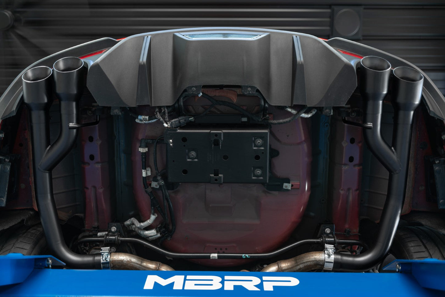 MBRP 2.5" Race Quad Exit Axle-Back Exhaust| 2018 - 2023 Ford Mustang GT (S7211)