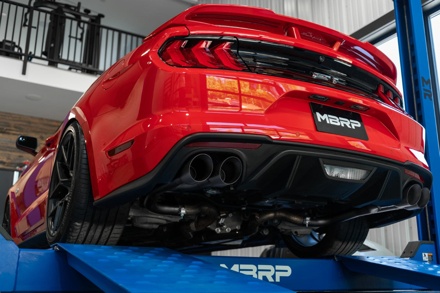 MBRP 2.5" Race Quad Exit Axle-Back Exhaust| 2018 - 2023 Ford Mustang GT (S7211)