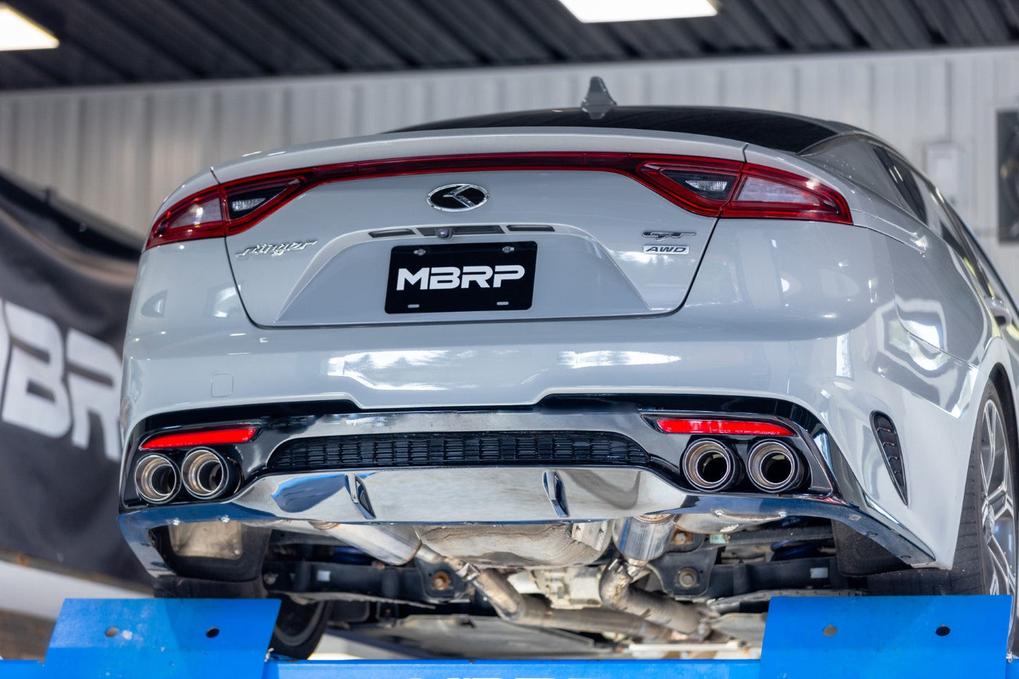 MBRP Carbon Fiber Tip / Bezel Replacement | 2018-2021 Kia Stinger GT (T5195CF)