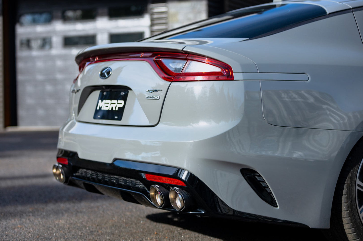 MBRP Carbon Fiber Tip / Bezel Replacement | 2018-2021 Kia Stinger GT (T5195CF)