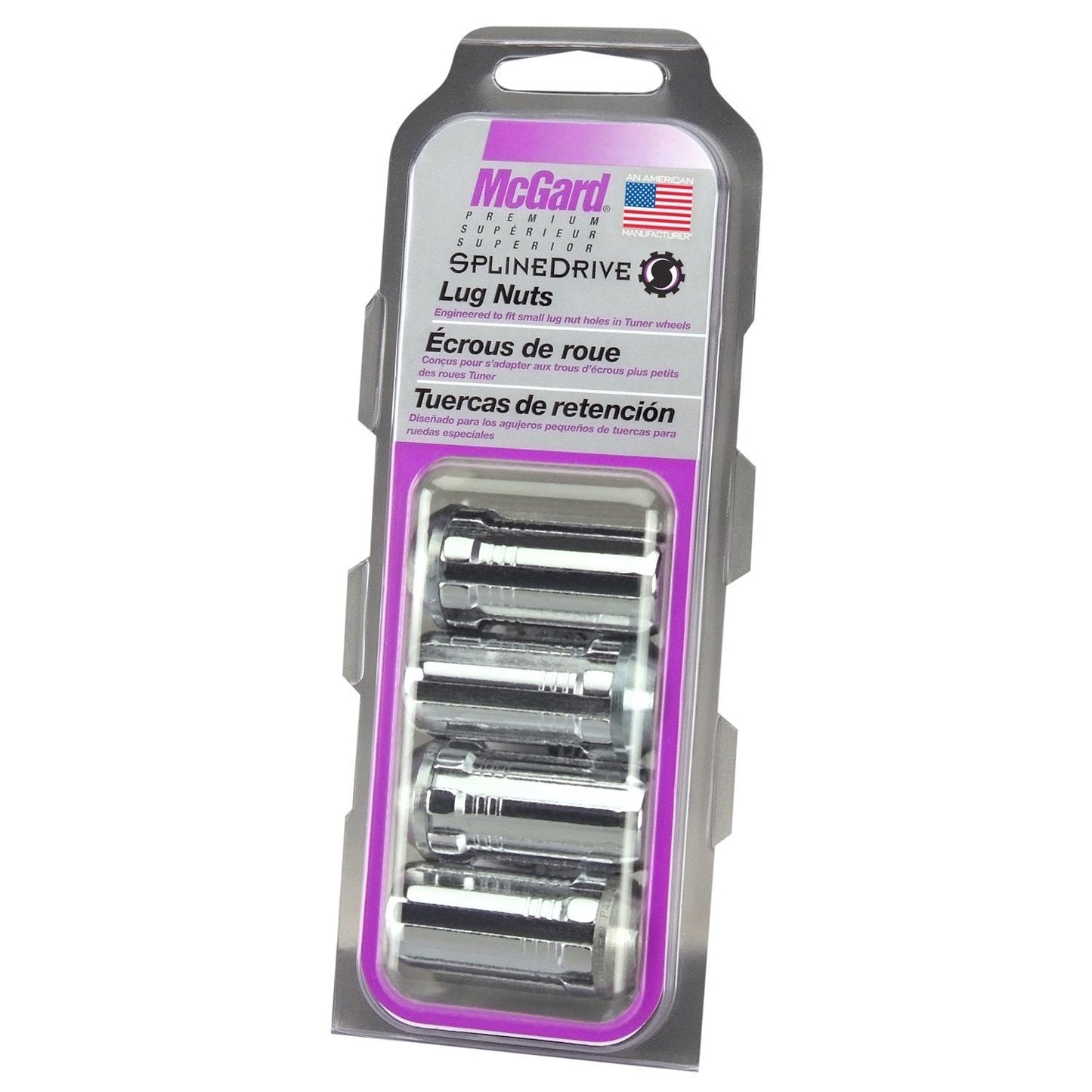 McGard Tuner Style Cone Seat Lug Nuts / Chrome (65310)