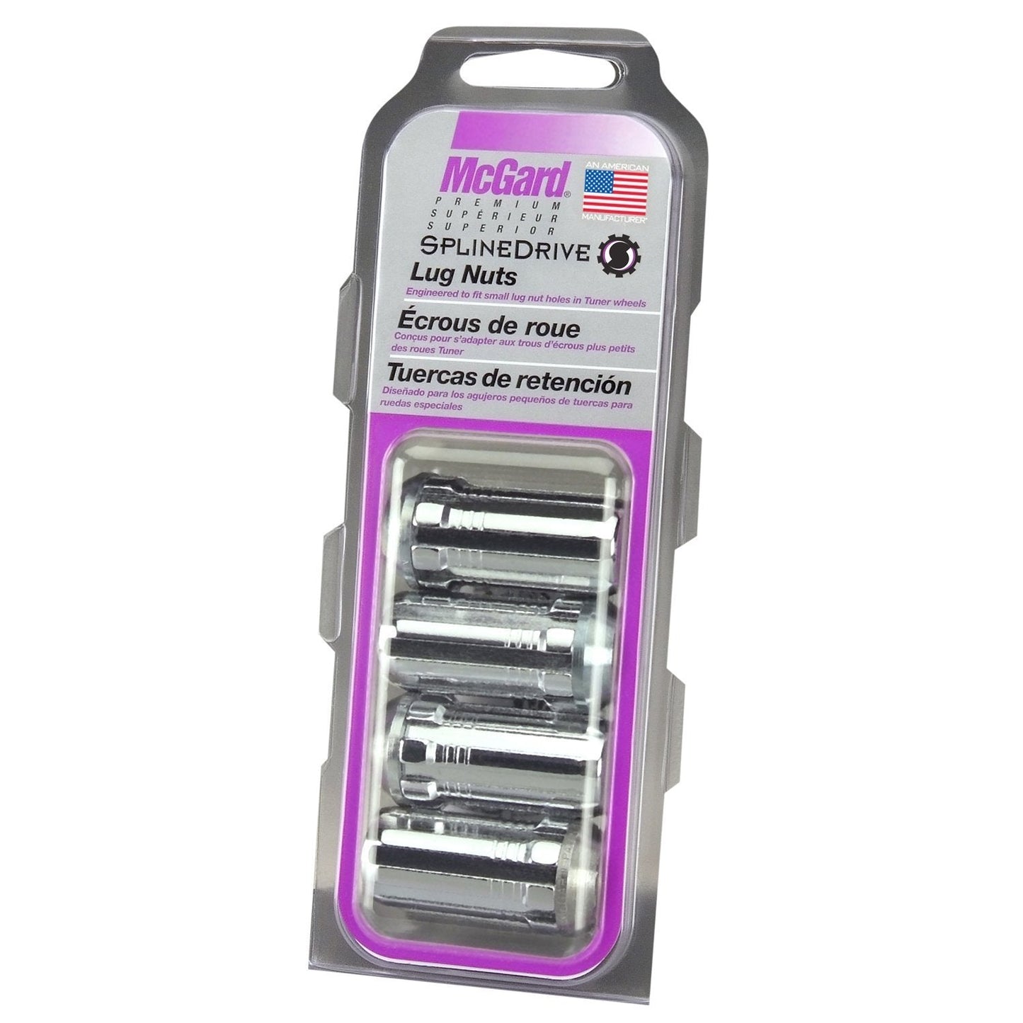 McGard Tuner Style Cone Seat Lug Nuts / Chrome (65315)