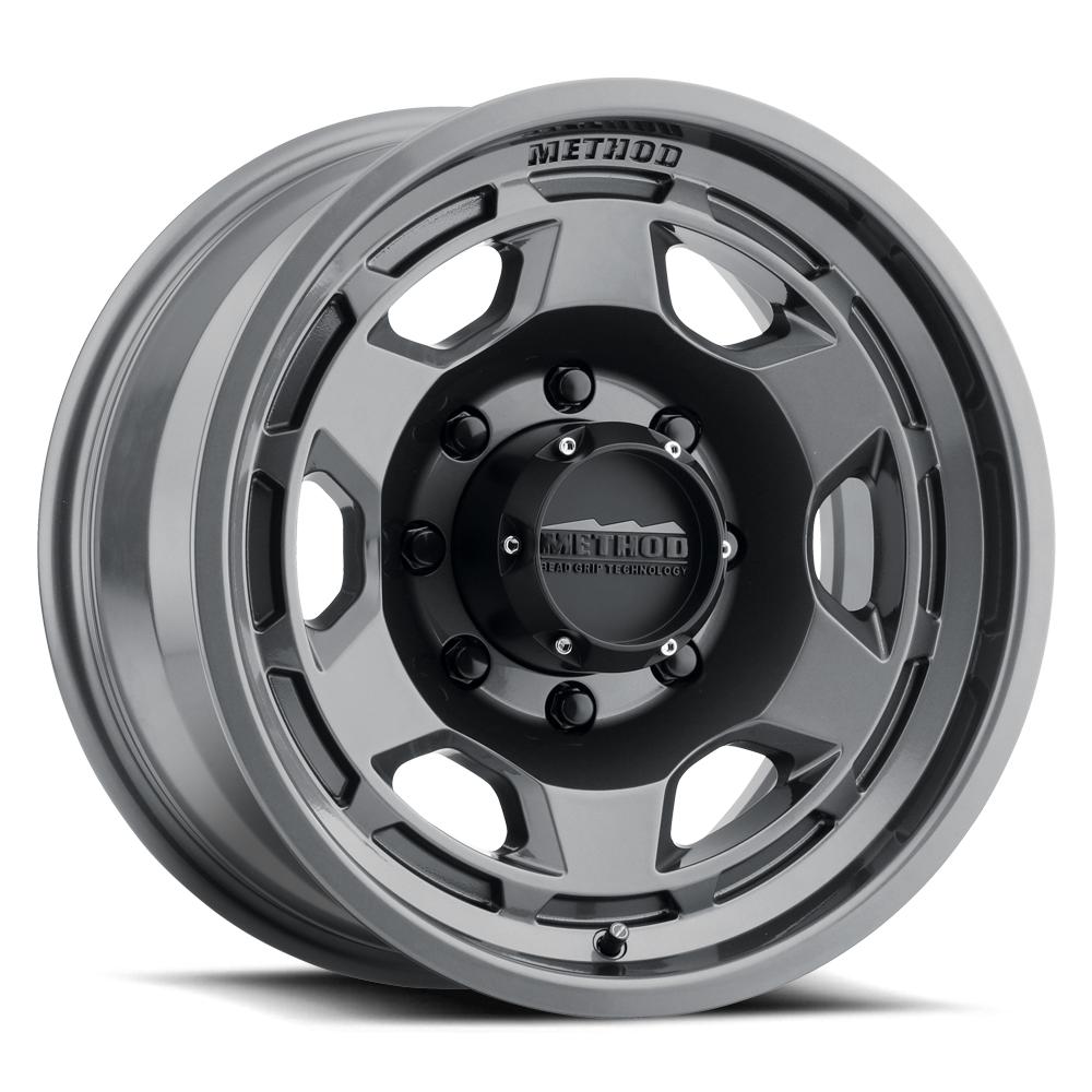 Method 708 | Gloss Titanium | 17x8.5 | 5x5 | 0/4.72" | MR70878550800