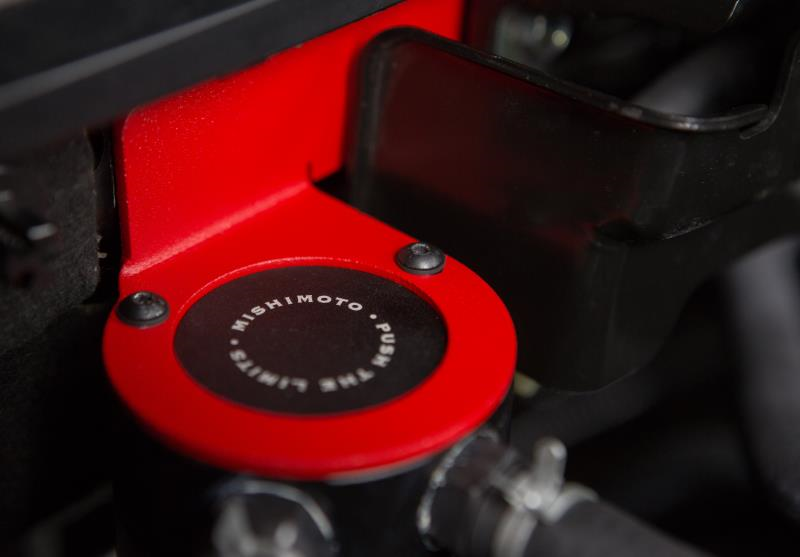 Mishimoto Baffled Oil Catch Can - PCV Side | 2017+ Honda Civic Type R (MMBCC-CTR-17PBE2)