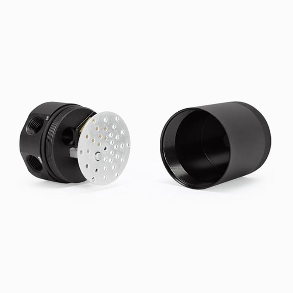 Mishimoto Baffled Oil Catch Can Kit | 2015-2017 Ford F-150 V8 (MMBCC-F150-15PBE)