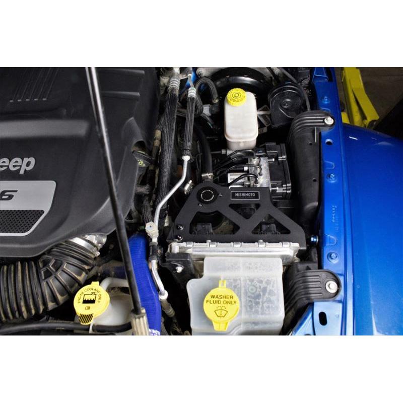 Mishimoto Baffled Oil Catch Can | 2012-2018 Jeep Wrangler JK 3.6L (MMBCC-WR6-12PBE2)