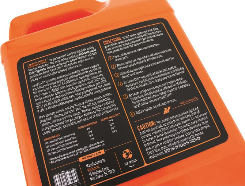 Mishimoto Liquid Chill Synthetic Coolant - Full Strength (MMRA-LC-FULLF)