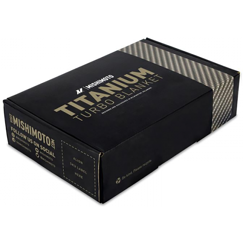 Mishimoto Titanium Turbo Blanket | 2004.5-2016 Chevrolet/GMC Duramax 6.6L (MMTB-DMAX-05)