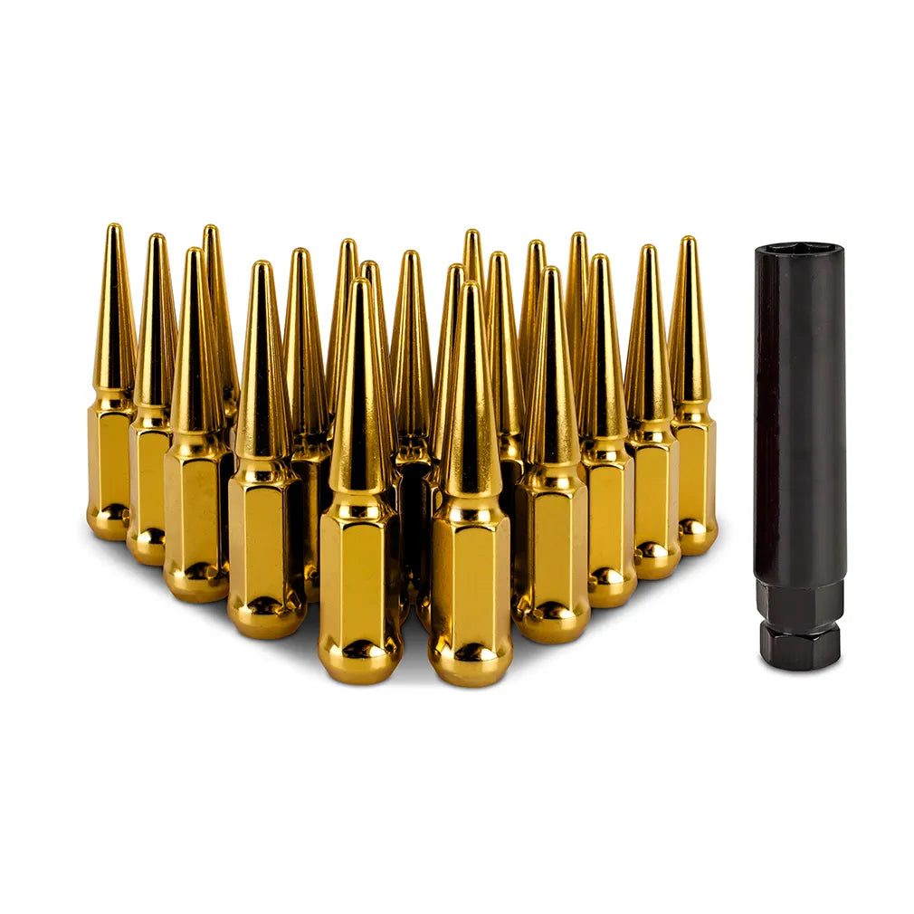 Mishimoto Steel Spiked Lug Nuts M12x1.5 20pc Set | 2023+ Honda Civic Type-R (MMLG-SP1215-20)