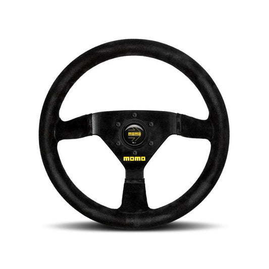 Momo MOD69 Steering Wheel 350mm -  Black Suede/Black Spokes