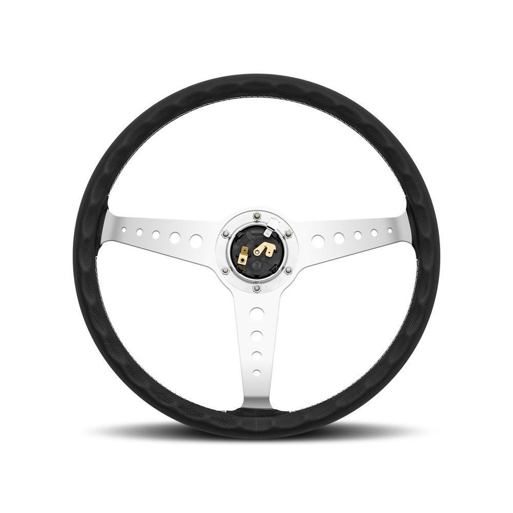 MOMO California 360mm Black Leather Steering Wheel (CAL36BK2S)