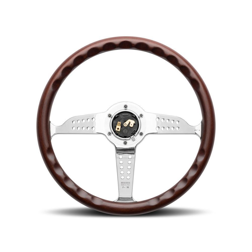 MOMO Super Grand Prix 350mm Mahogany Wood Steering Wheel (GRA35WD0P)