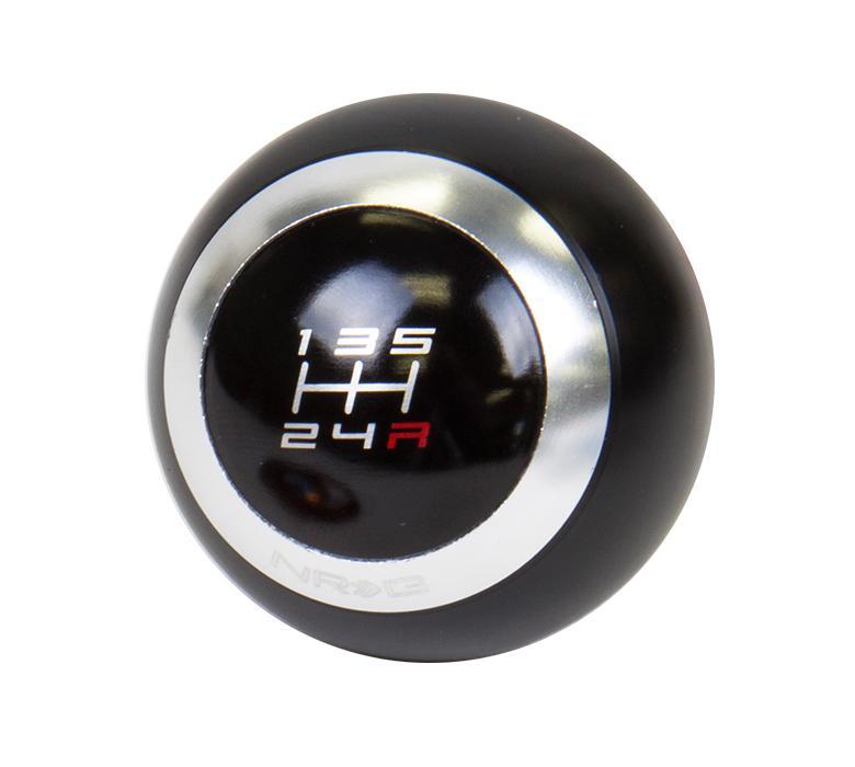 NRG Black Shift Knob - 4 interchangeable rings