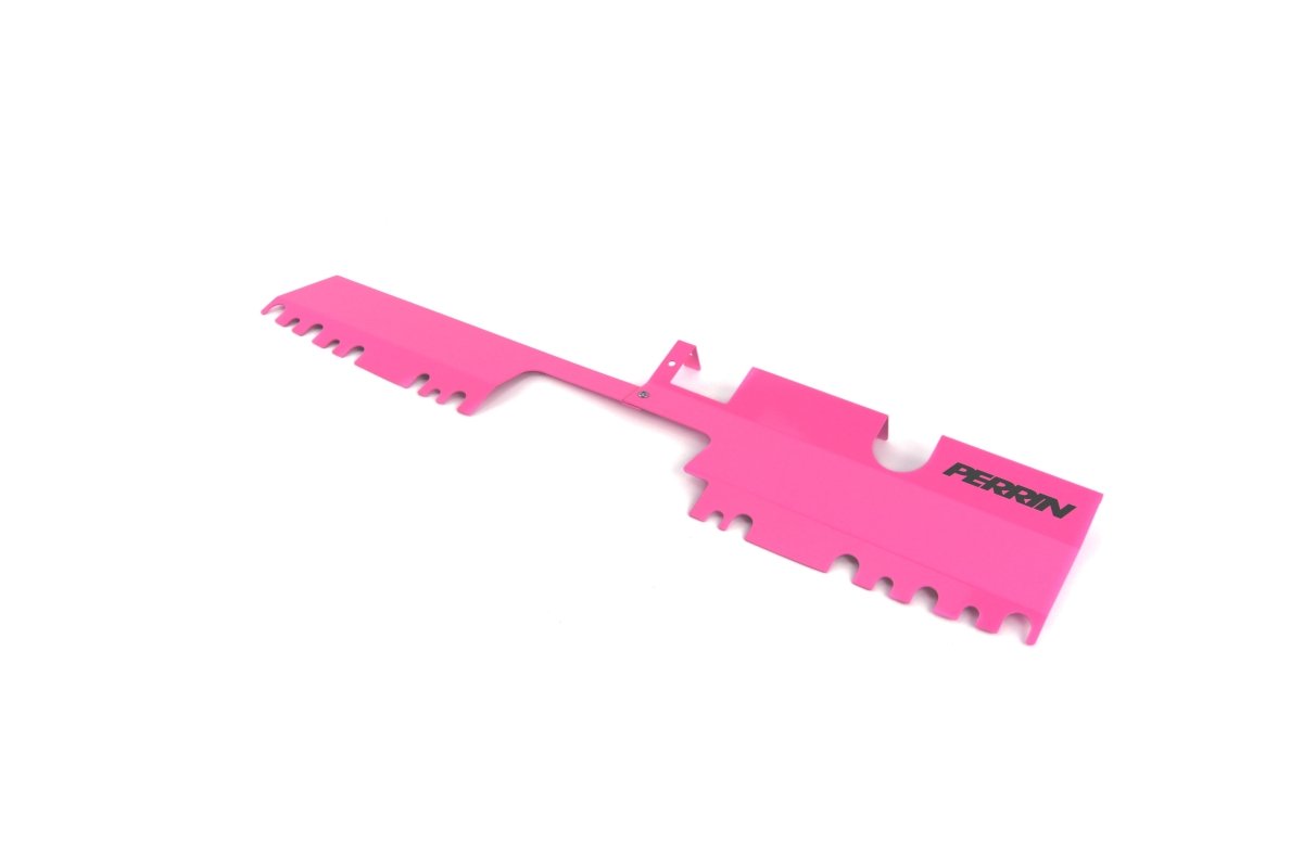 Perrin 2pc Radiator Shroud For Use w/ OEM Intake Scoop Hyper Pink 2015-2021 WRX / 2015-2021 STI