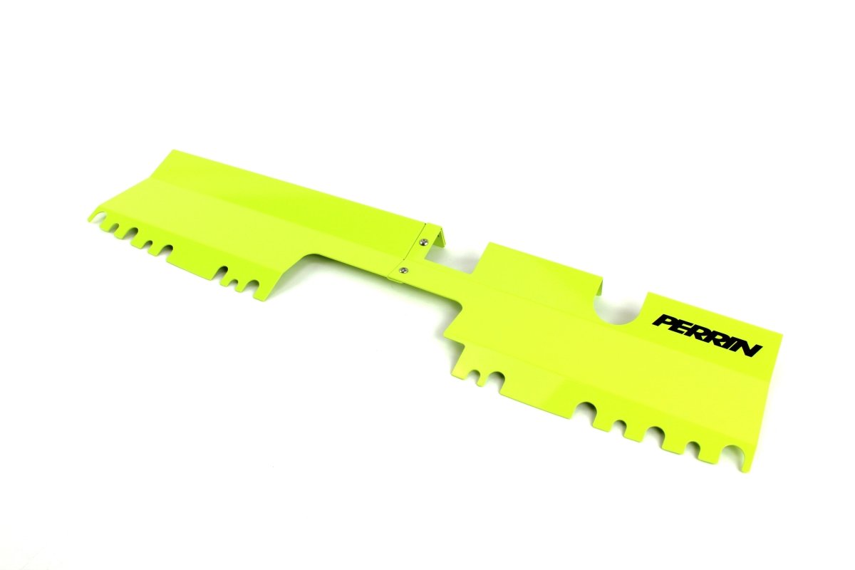 Perrin 2pc Radiator Shroud For Use w/out OEM Intake Scoop Neon Yellow 2015-2021 WRX / 2015-2021 STI