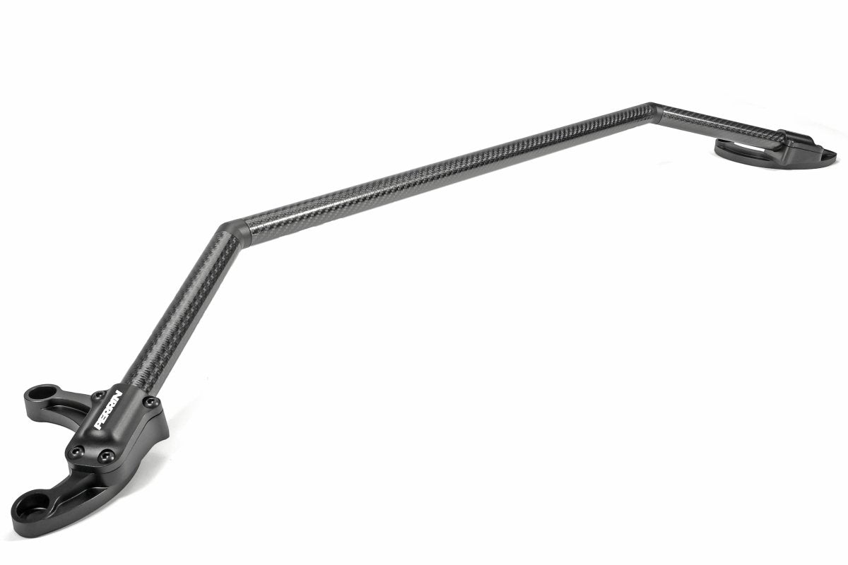 Perrin Front Strut Tower Brace Carbon Fiber w/ Billet Feet 2008-2021 WRX / 2008-2021 STI