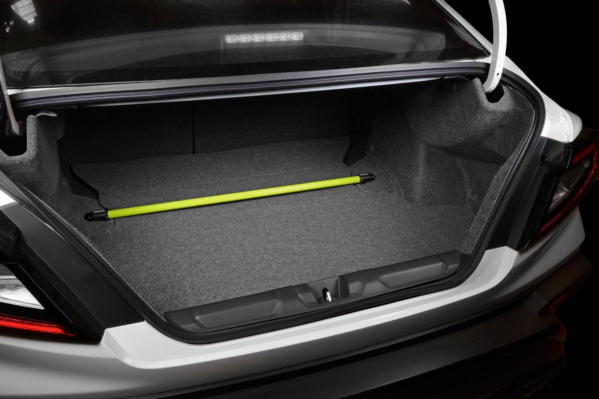Perrin Neon Yellow Rear Strut Tower Bar 2015-2021 WRX / 2015-2021 STI