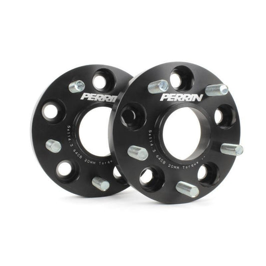 Perrin 20mm Wheel Spacers | 2017-2021 Honda Civic Si (PHP-WHL-020BK)