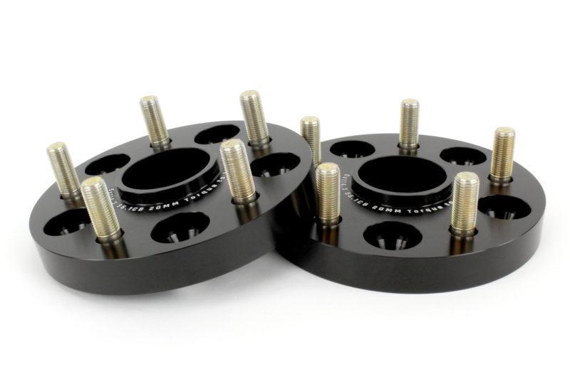 Perrin 5x114.3 Subaru Wheel Spacers - 20mm Hub-centric | 2004-2021 Subaru WRX STI, and 2015-2023 Subaru WRX (PSP-WHL-020BK)