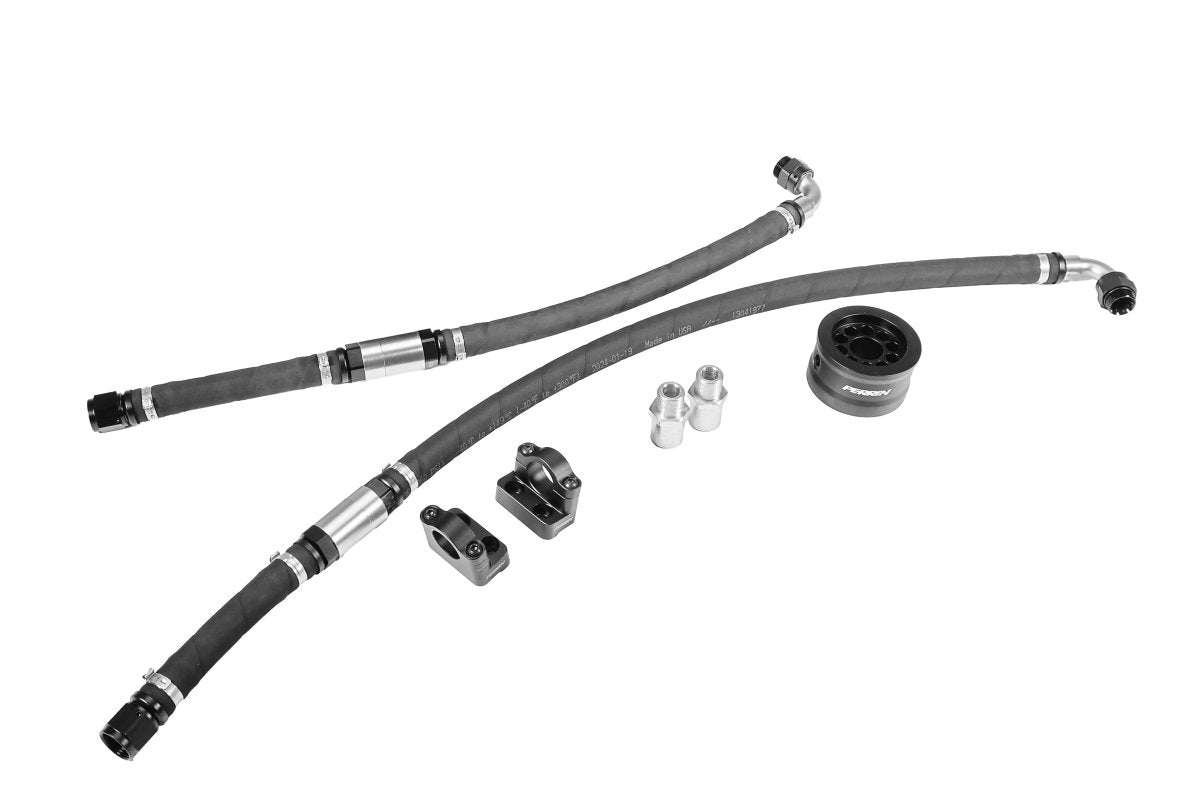 Perrin Top Mount Oil Cooler Relocation Kit 2015-2024 WRX