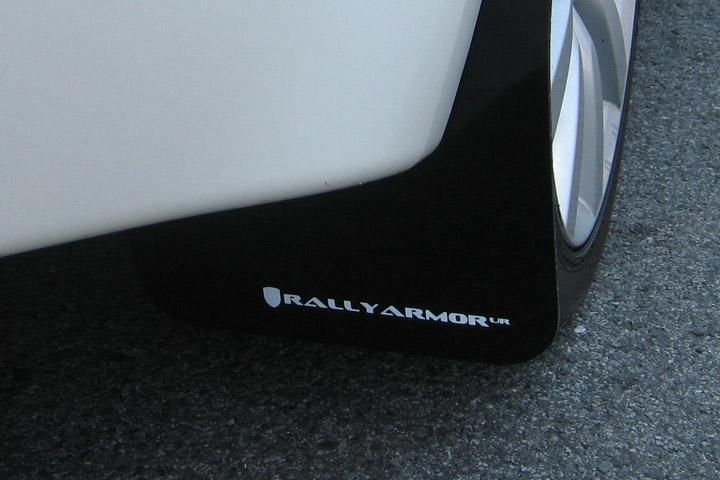 RallyArmor Polyurethane Mud Flaps | 2008-2015 Mitsubishi Evolution X (MF10-UR)