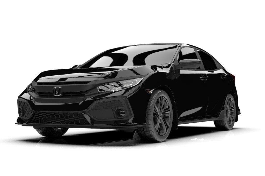 RallyArmor Polyurethane Mud Flaps | 2017-2021 Honda Civic Sport Touring FK7 (MF51-UR)