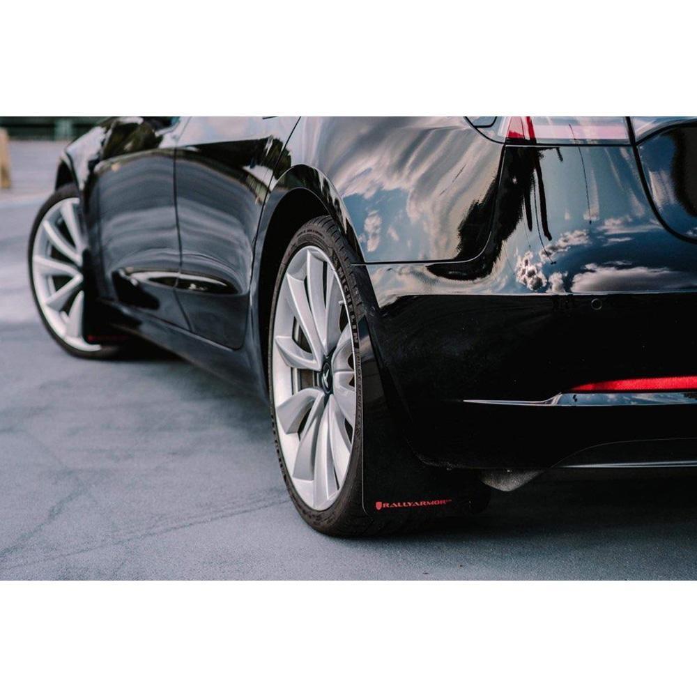 RallyArmor UR Mud Flaps | 2017-2021 Tesla Model 3 (MF62-UR)