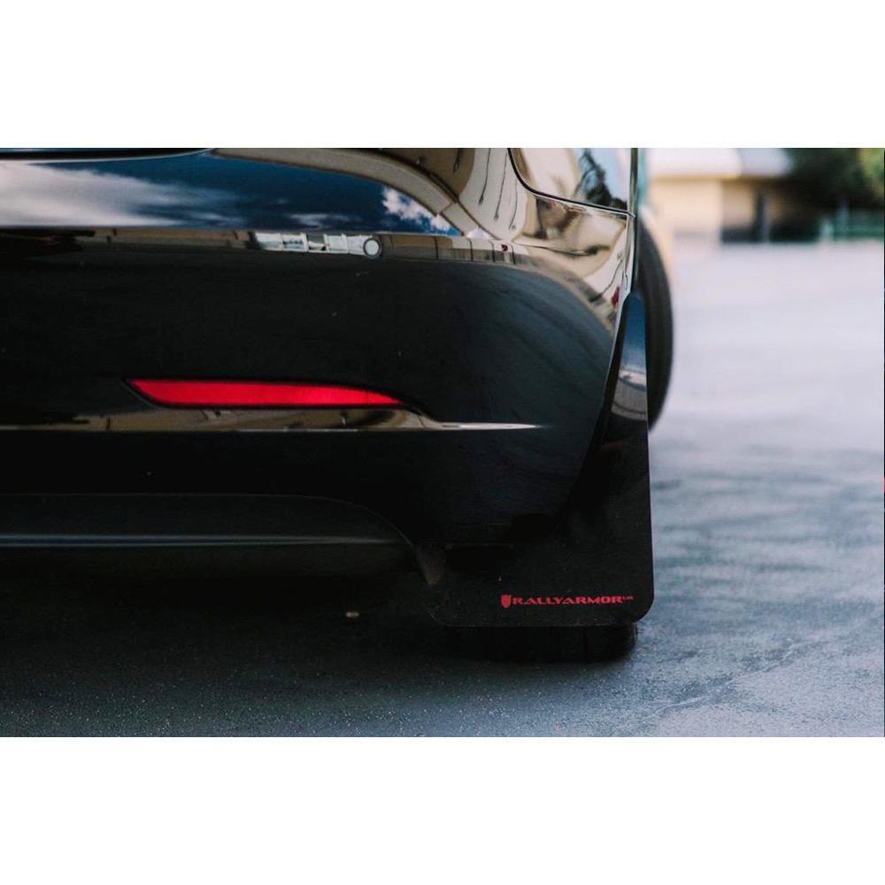 RallyArmor UR Mud Flaps | 2017-2021 Tesla Model 3 (MF62-UR)
