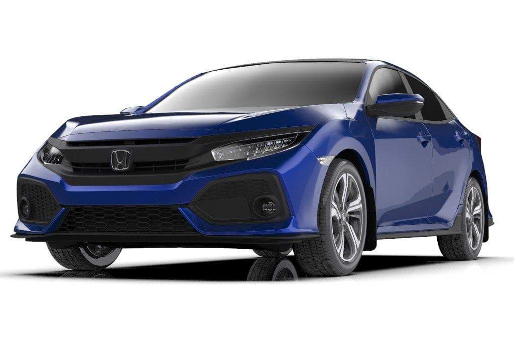 RallyArmor Polyurethane Mud Flaps | 2017-2021 Honda Civic Sport Touring FK7 (MF51-UR)