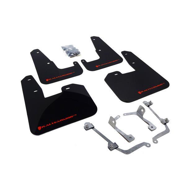 RallyArmor Polyurethane Mudflaps V2 | 2011-2014 Subaru WRX / 2008-2014 STi HATCH ONLY