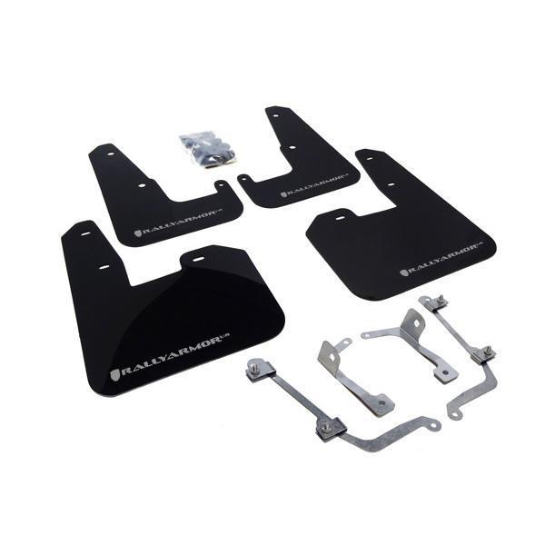 RallyArmor Polyurethane Mudflaps V2 | 2011-2014 Subaru WRX / 2008-2014 STi HATCH ONLY