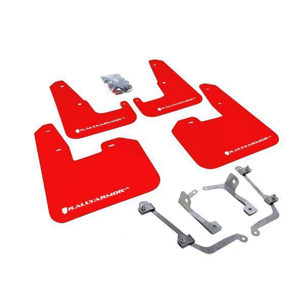 RallyArmor Polyurethane Mudflaps V2 | 2011-2014 Subaru WRX / 2008-2014 STi HATCH ONLY