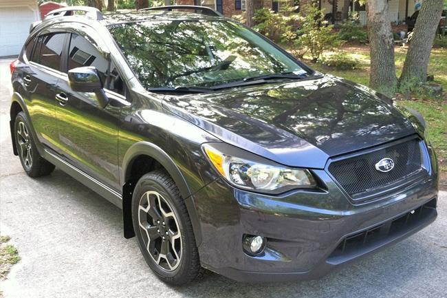 RallyArmor Mud Flaps | 2013-2017 Subaru XV Crosstrek (MF26-UR-BLK/GRY)