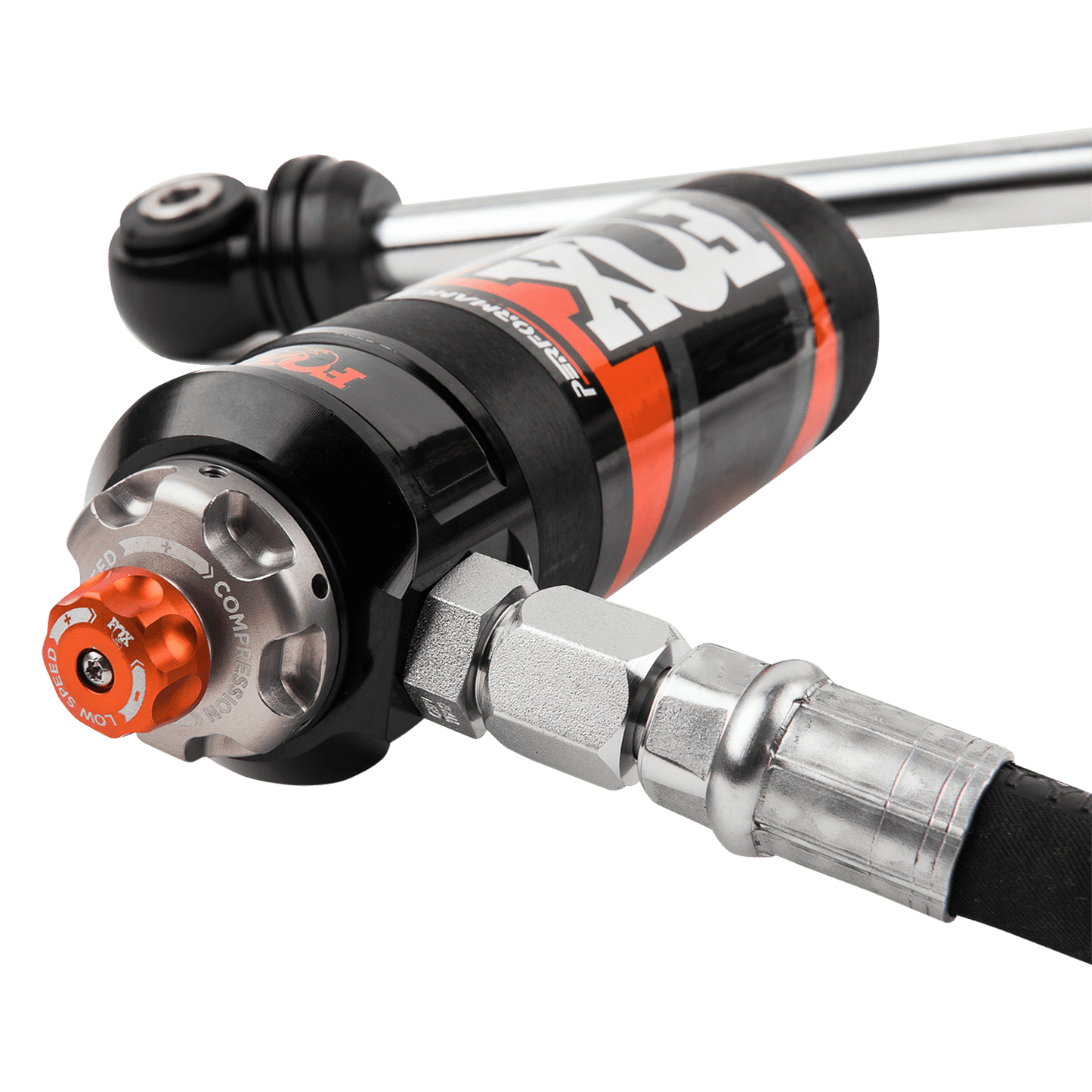 Fox 2018+ Jeep JL 2.5 Factory Race Series 10.17in Remote Res. Front Shock Set / 2-3in. Lift w/ DSC