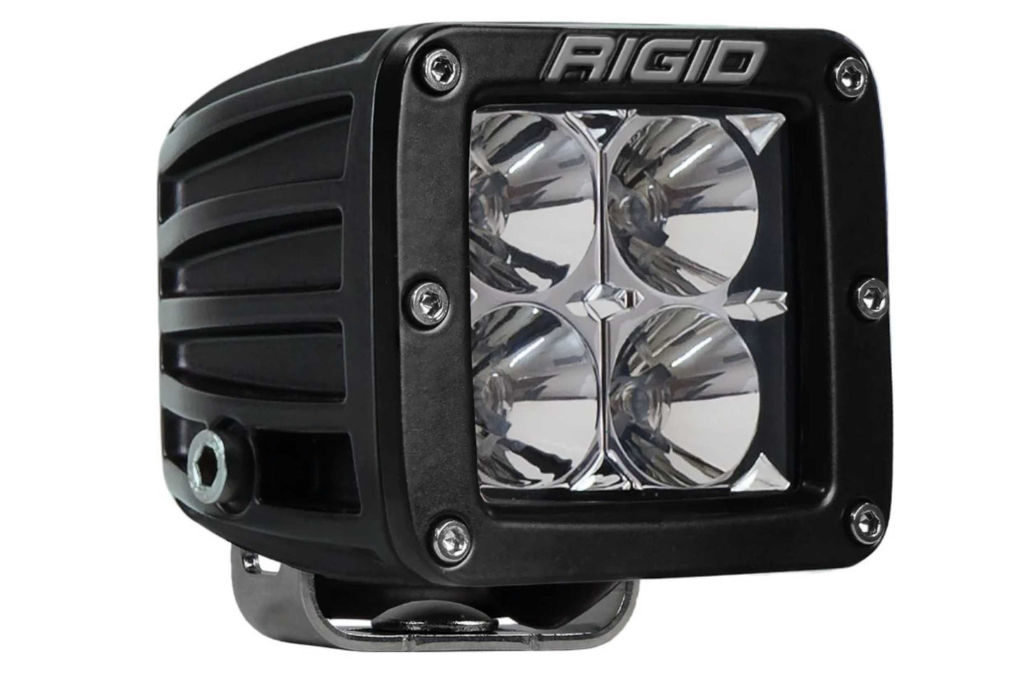 Rigid Industries Rigid D-Series LED Pro Light - Flood Diffused / Surface / Black Housing / Pair (RIG502513)