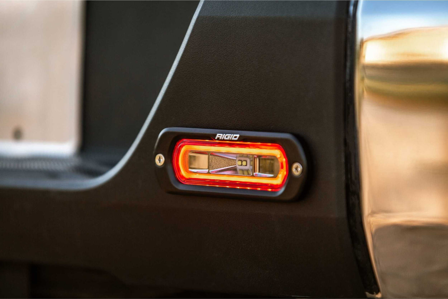 Rigid Industries Rigid SR-L Series LED Light Pod - Blue Halo / Surface / Pair (RIG53121)