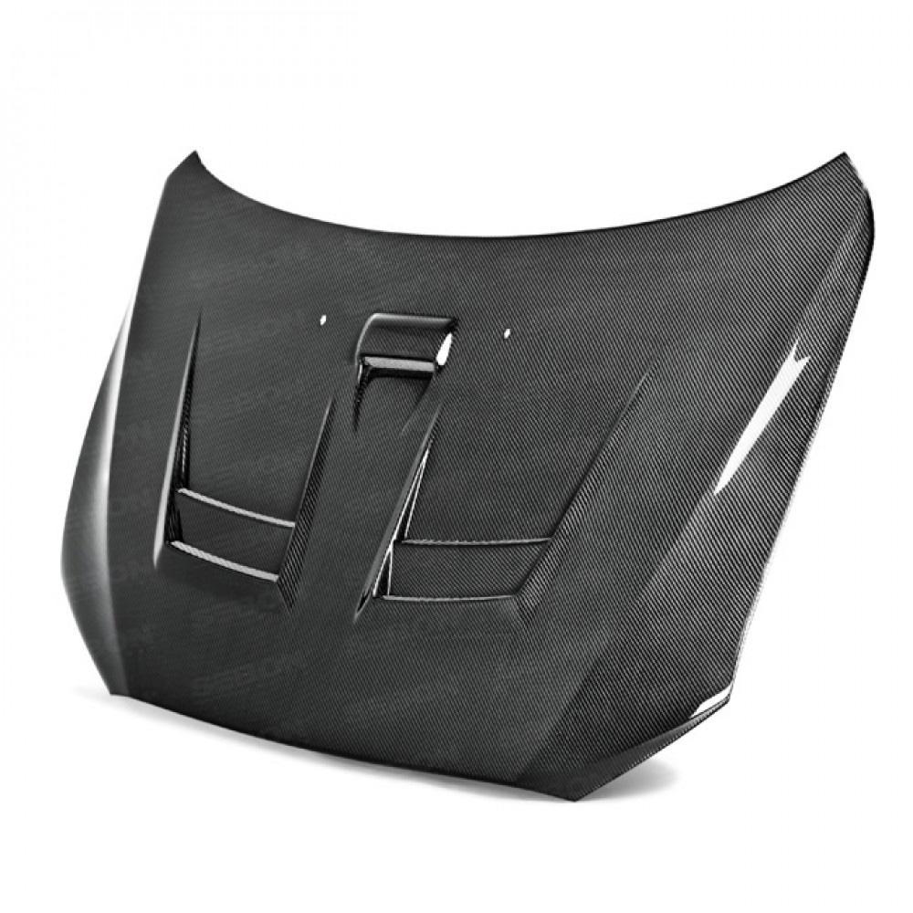Seibon DV-Style Carbon Fiber Hood | 2008-2015 Mitsubishi Evo X (HD0809MITEVOX-DV)