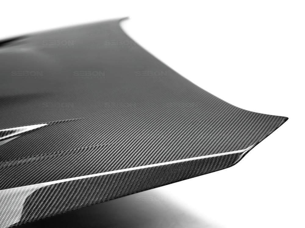 Seibon CW-Style Carbon Fiber Hood | 2015-2021 Subaru WRX/STI (HD15SBIMP-CW)