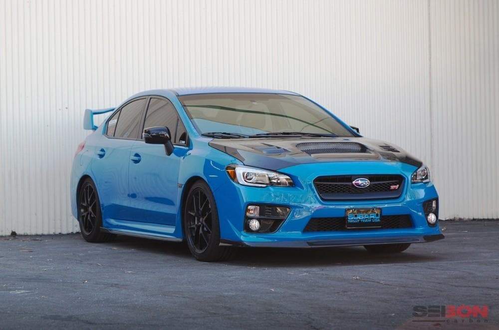 Seibon CW-Style Carbon Fiber Hood | 2015-2021 Subaru WRX/STI (HD15SBIMP-CW)