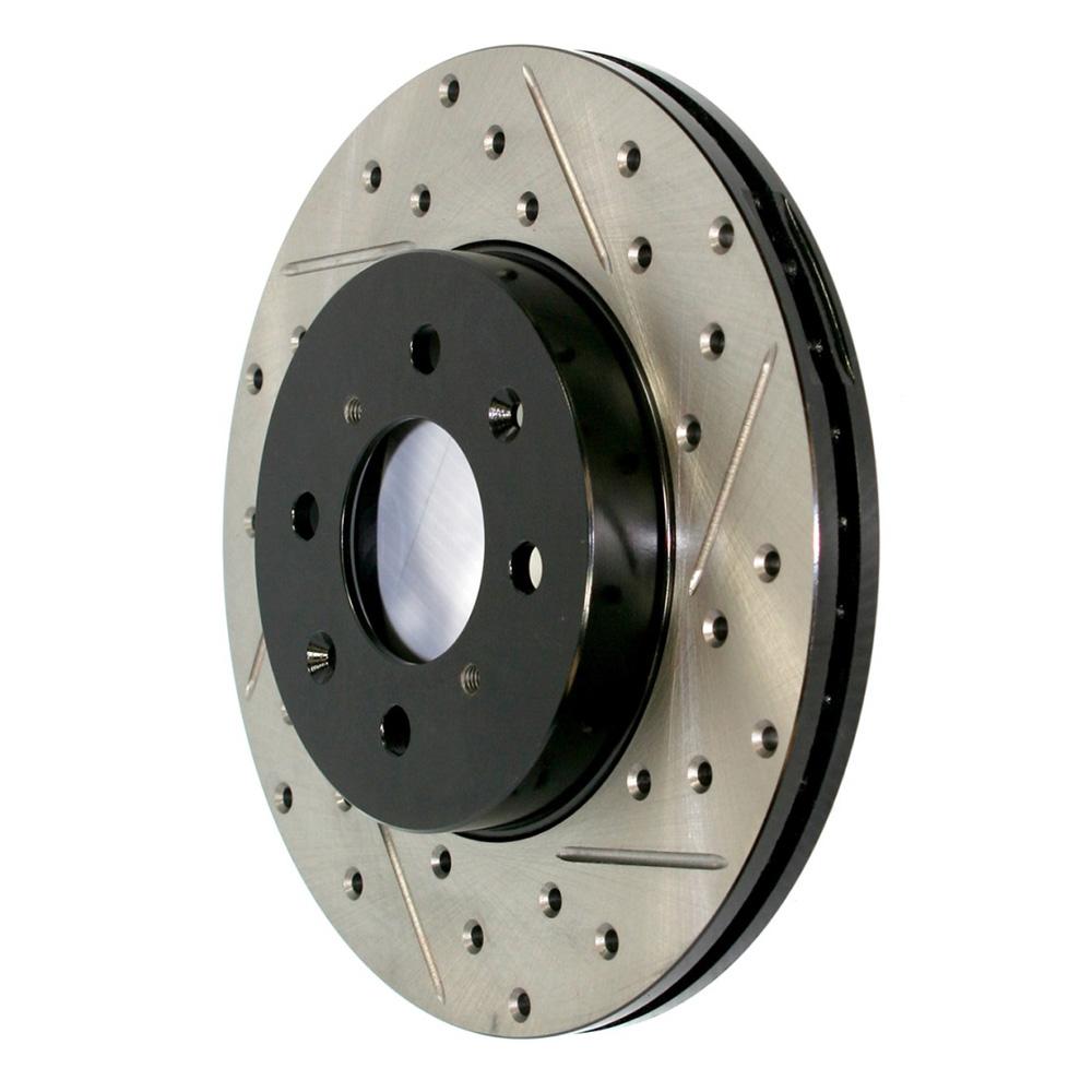 Stoptech Sport Slotted & Drilled Front Rotor | 2016-2023 Honda Civic non-Si/Type-R (127.40036L/R)