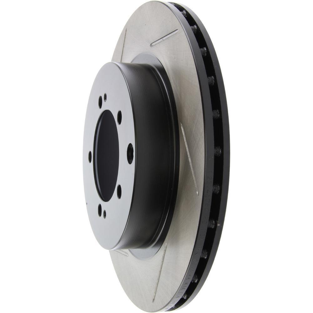 StopTech Sport Slotted Brake Rotor - Rear Right | 2003-2006 Mitsubishi Evo 8/9 (126.46065SR)