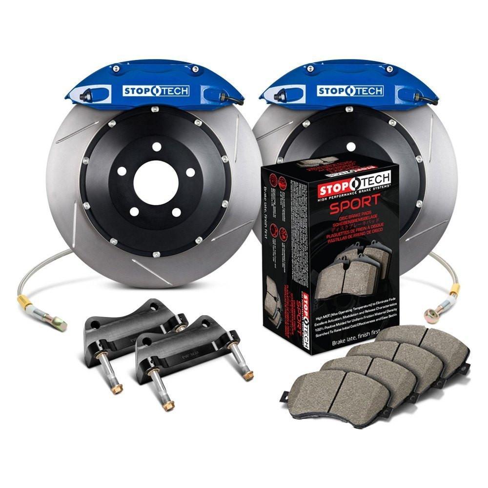 StopTech Front Big Brake Kit w/ 328x28mm 2pc Rotors | 2015-2017 Volkswagen GTI (83.895.4300.71)